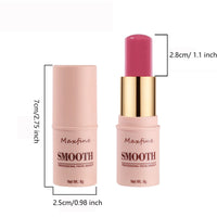 3-in-1 Matte Blush Stick — Waterproof for Lips, Eyes & Cheeks