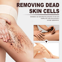 Coffee Scrub for Softening Skin Body Exfoliator for Removing Dead Cells Lightening Age Spots And Acne Marks