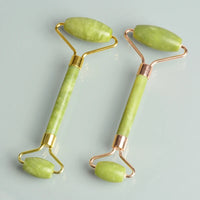 Jaderoller & Gua Sha Set – Gesichtsmassage für Hautstraffung & Nackenpflege