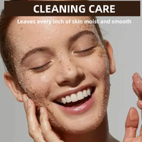 350g Coffee Exfoliating Scrub, Cleansing Body Scrub, Deep Cleanses and Softens Skin, Brightens Skin Tone, Suitable for Body, Face, Hands and Feet