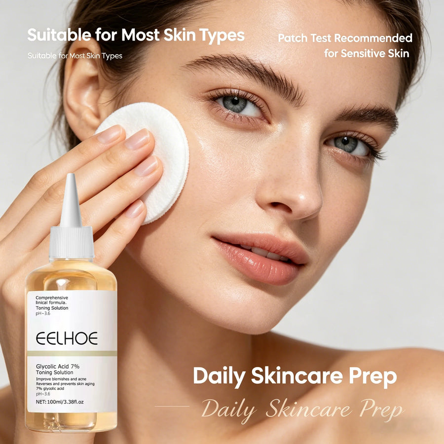 Glycolic Glow Toner — 7 % AHA Peeling & Porenverfeinernde Lösung