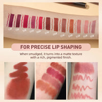 Matte Nude Lipstick & Lip Liner Set — 12 Shades, Waterproof