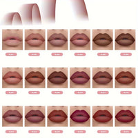 Velvet Matte Lip Liner Set — 6 Shades, Long-Lasting & Non-Drying