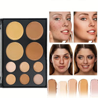 10-Color Full Coverage Concealer Palette
