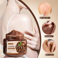 350g Coffee Exfoliating Scrub, Cleansing Body Scrub, Deep Cleanses and Softens Skin, Brightens Skin Tone, Suitable for Body, Face, Hands and Feet