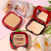 Matte Pressed Powder Foundation — 24H Full Coverage