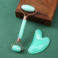 Rose Quartz Gua Sha Set — Face, Neck & Body Sculpting Tool