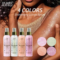 Liquid Highlight Spray — Waterproof Shimmer Illuminator for Face & Body