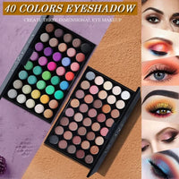 40-Color Glitter & Matte Eyeshadow Palette